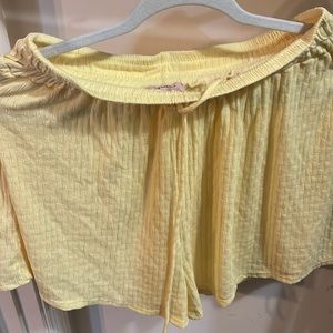 High waisted lounge shorts